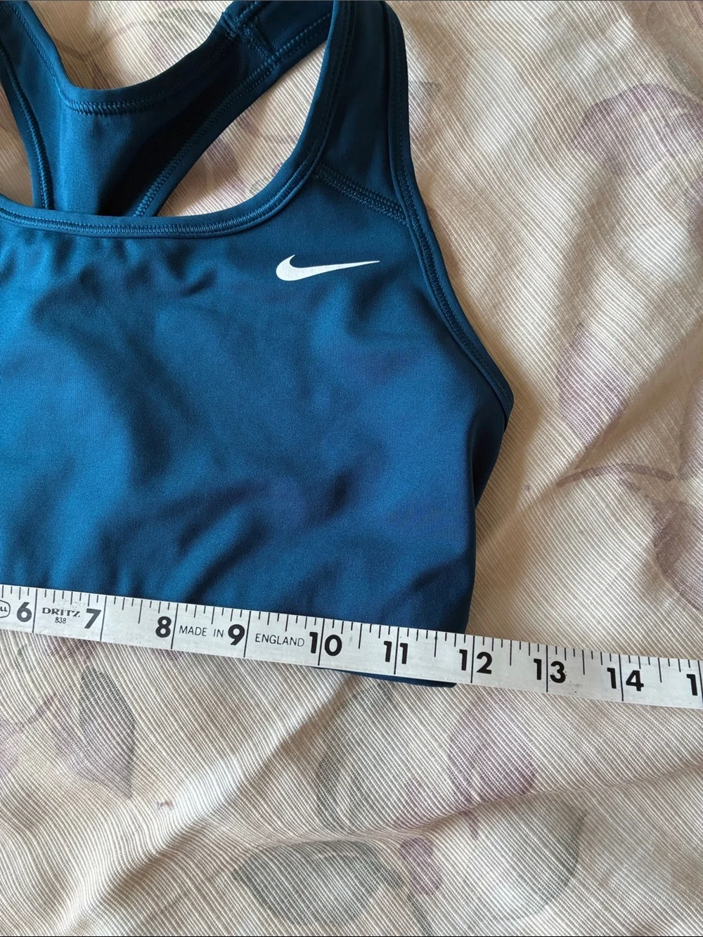 Nike Deep Teal Racerback Sports Bra size small
